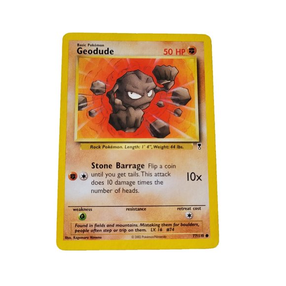 Pokemon Other - Pokemon Card Fighting Rock Geodude from 2002 #77